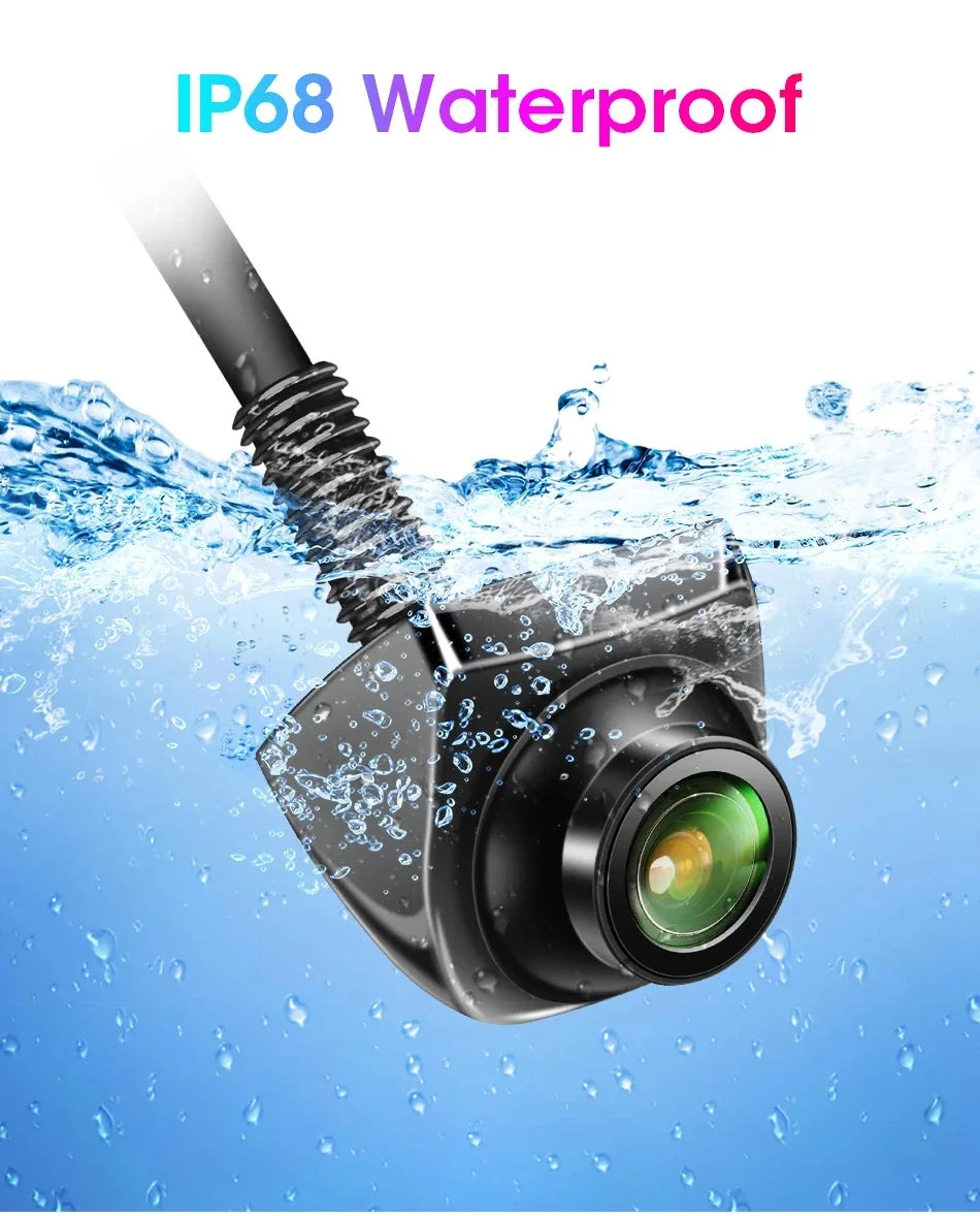720P HD Rear Camera 170° Wide Angle IP68 Waterproof
