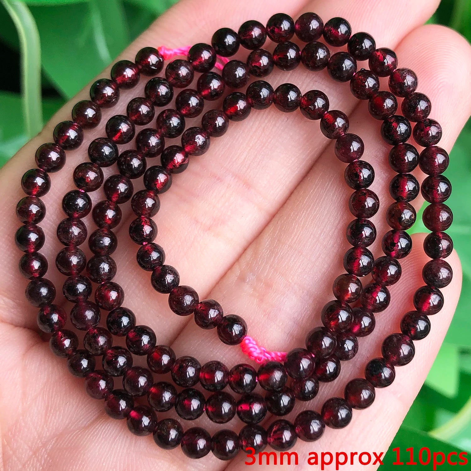 Faceted Natural Garnet Beads For DIY Jewelry