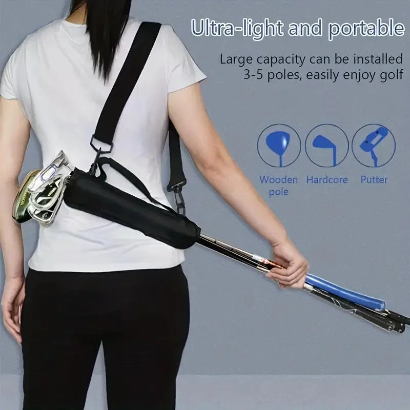 Convenient Mini Golf Shoulder Bag - Light &amp; Portable