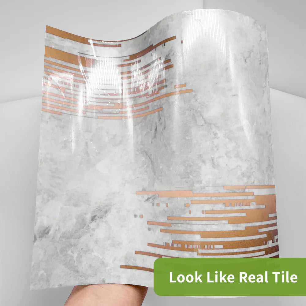 Waterproof Wallpaper 20 Pieces 3D Green Brick