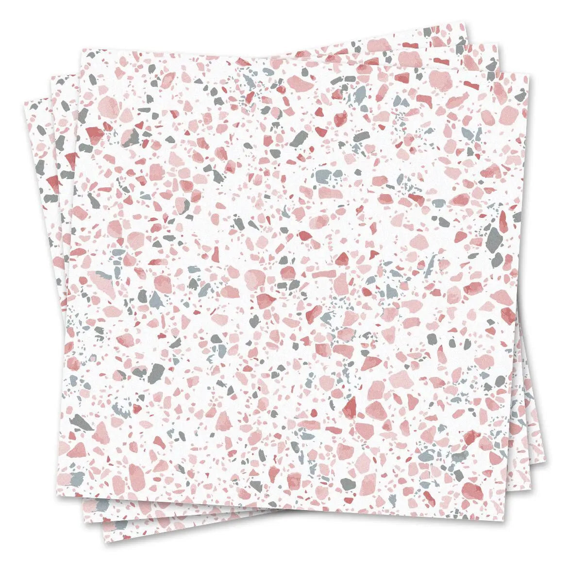 Pink Wallpaper Terrazzo Wall Panels, Waterproof Washable Wall Tile Decals for Bathroom &amp; Kitchen, Pink Terrazzo Home Decor