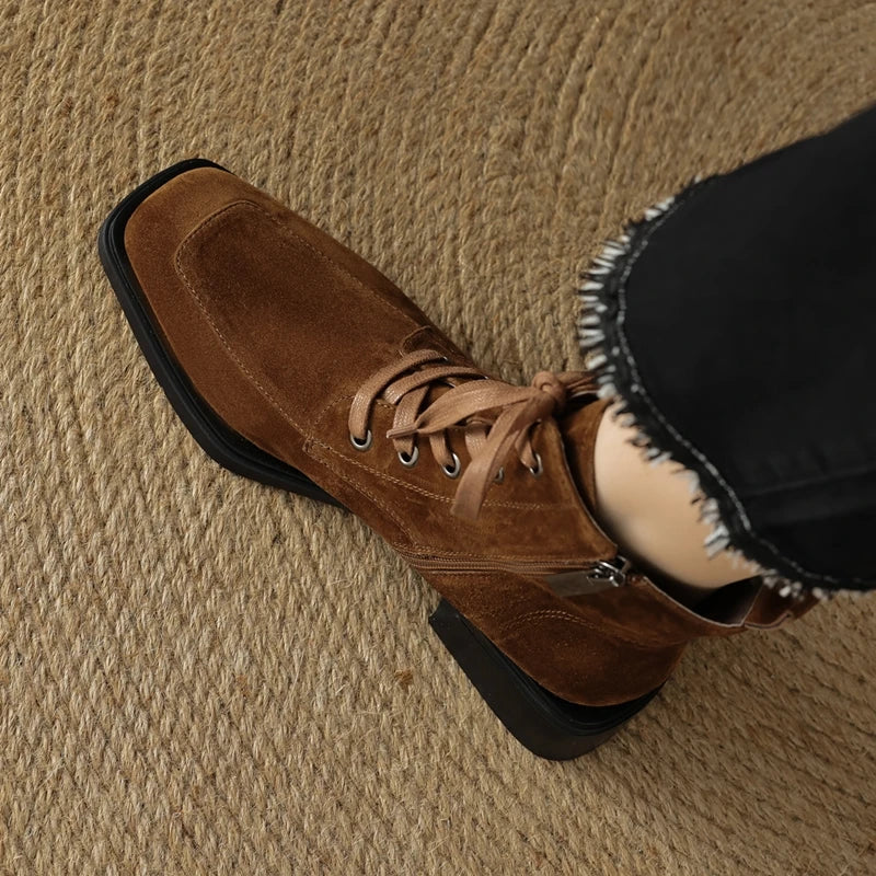 2025 Classic Genuine Leather Women's Anti-Slip Boots