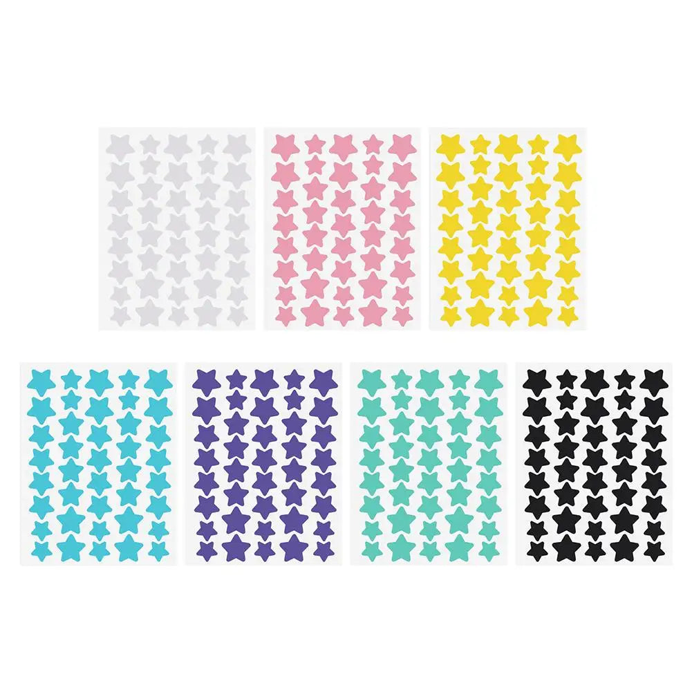 7PS Color Invisible Acne Removal Star Pimple Patch Facial Acne Spot Cover Concealer Invisible Color Patch Spot Scar Care Sticker - Daisan Mart