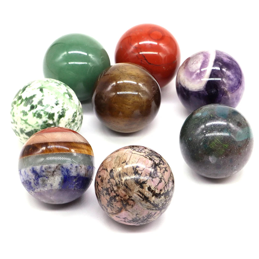 40MM Natural Feng Shui Meditation Gemstone Ball