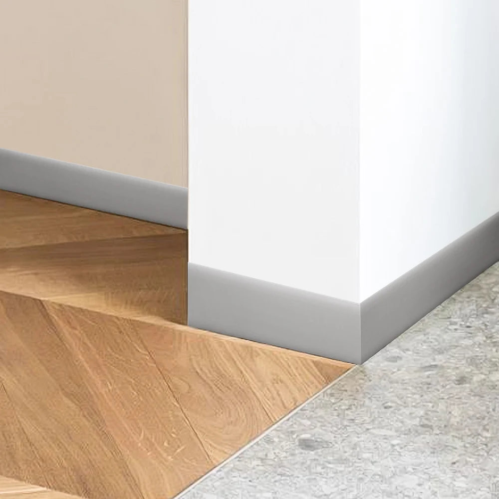 10-2M Waterproof Enclosure Self Adhesive Skirting Line 3D Wall Stickers Thickened Anti-collision Decoration Wall Corner Lines
