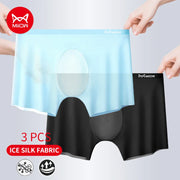 Quần Lót Nam MiiOW 3 Chiếc Lụa Lạnh Siêu Mỏng