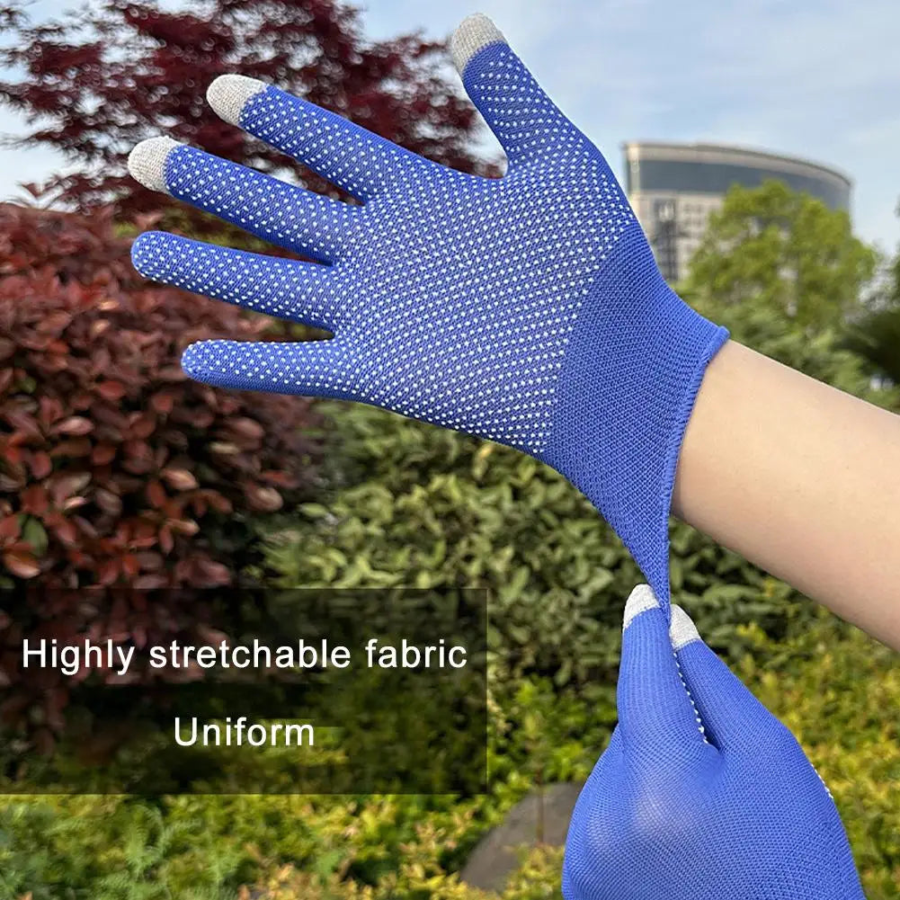 Unisex Anti Slip Touch Screen Gloves Breathable Sweatproof Knit Thermal Gloves for Phone Games Touch Sensitive Gaming Gloves