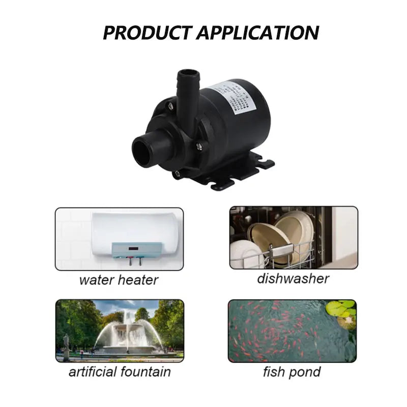 500W 800L/H Solar Panel Power Bank Water Pump Set Ultra-quiet Submersible Water Pump Motory Fish Pond Garden Fountain Decoration - Daisan Mart