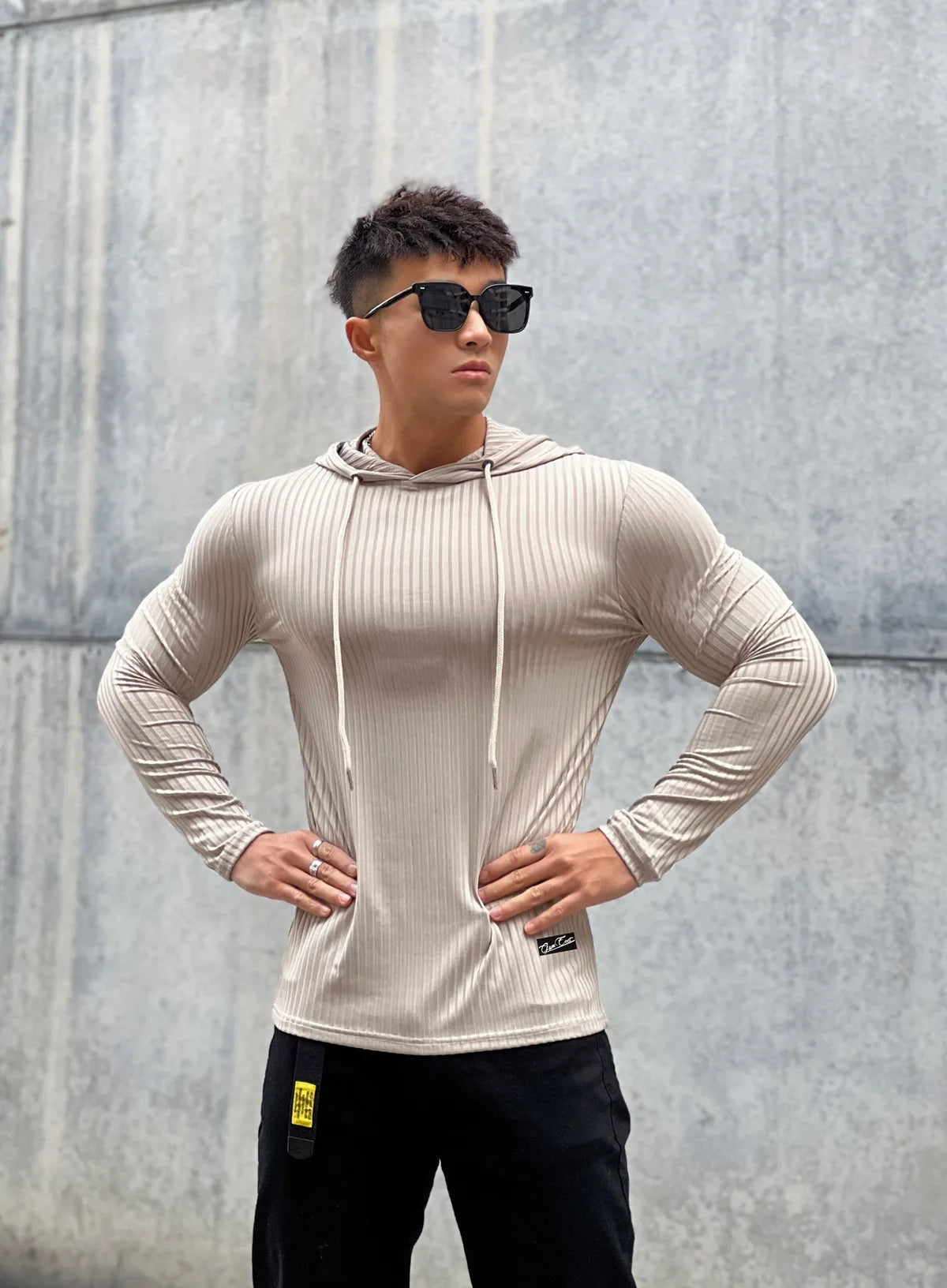 Men's Quick Dry Long Sleeve Bodybuilding Sports Shirt