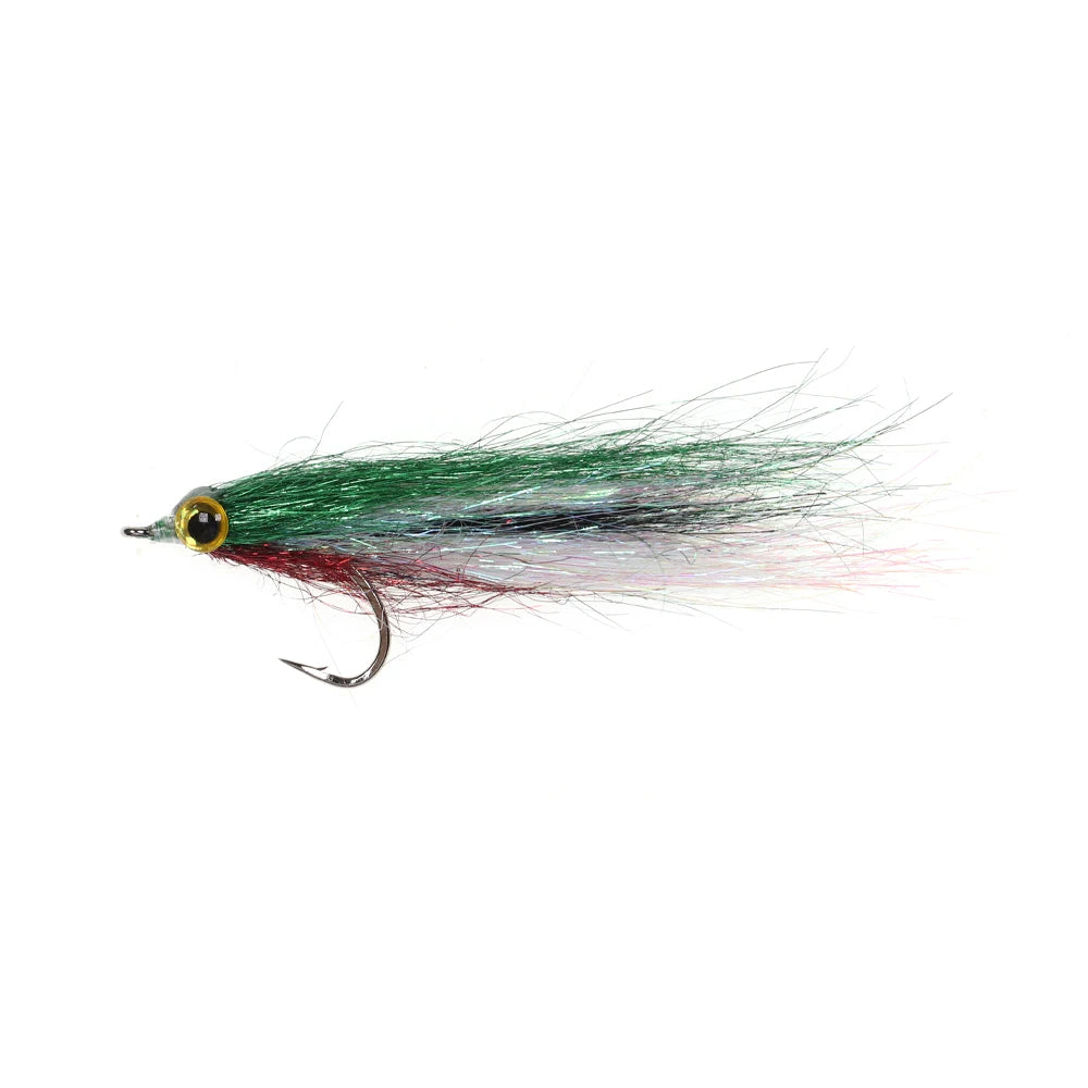 Wifreo Wounded Ice Minnow Fly Ice Dub Slowly Sinking Salmon Trout Sea Bass Pike Steelhead Redfish Fly Fishing Flies Lures 