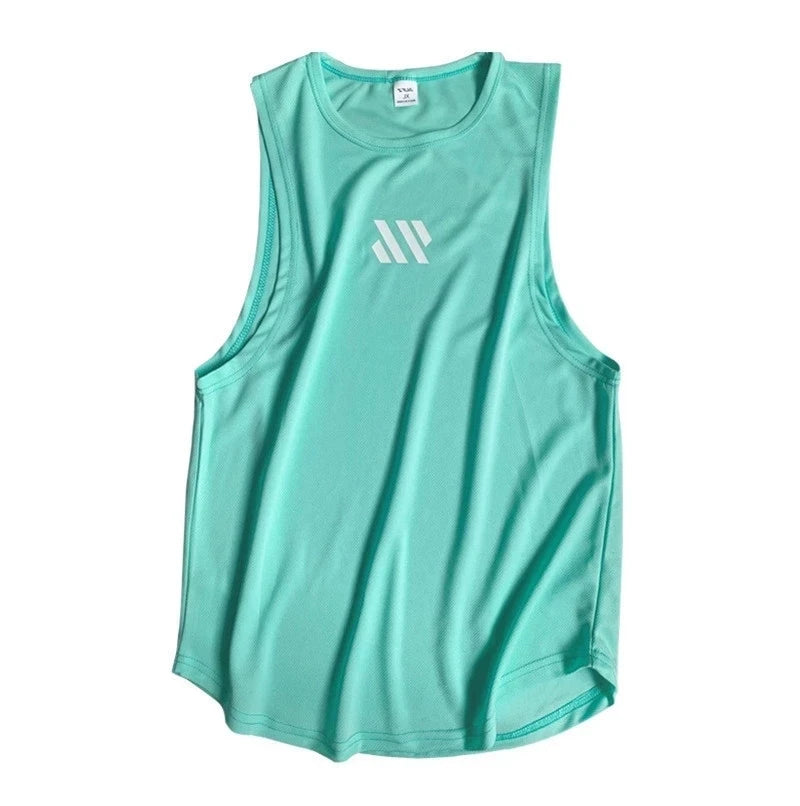 2024 Men's Sports Tank Top - Breathable Mesh Gym