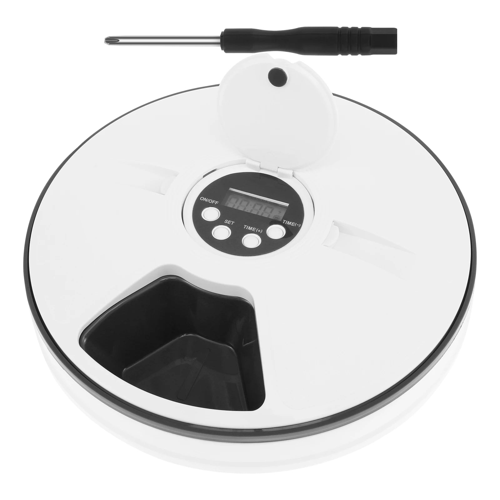 Pet Automatic Timing Feeder Intelligent Pet Feeder with Timer 6 Meals Pet Dry Wet Food Dispenser Automatic Pet Bowl Supplies - Daisan Mart