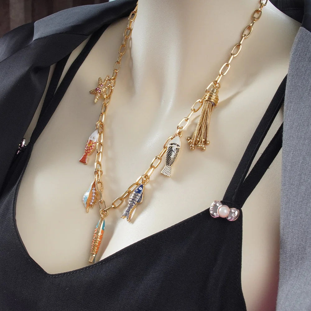 Dây Chuyền Unisex Phong Cách Độc Đáo Sang Trọng - Daisan Mart