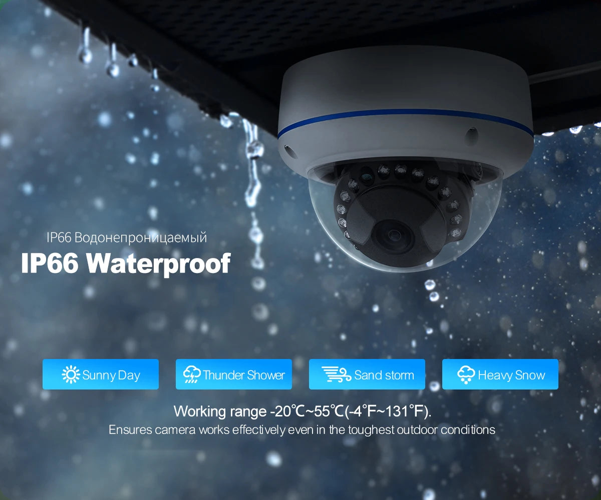 Techage H.265 4MP 5MP Adapter 48V POE Adapter Video IPC P2P CCTV Video