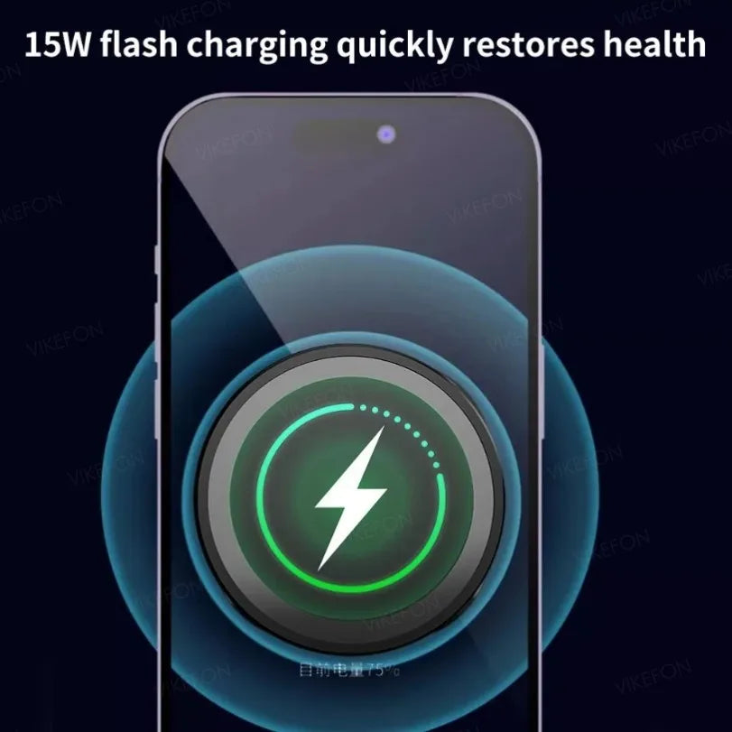 Magnetic Phone Wireless Charger Air Vent Holder For Magsafe iPhone 16 15 14 13 12 Pro Max Cellphone Fast Charging Bracket Stand