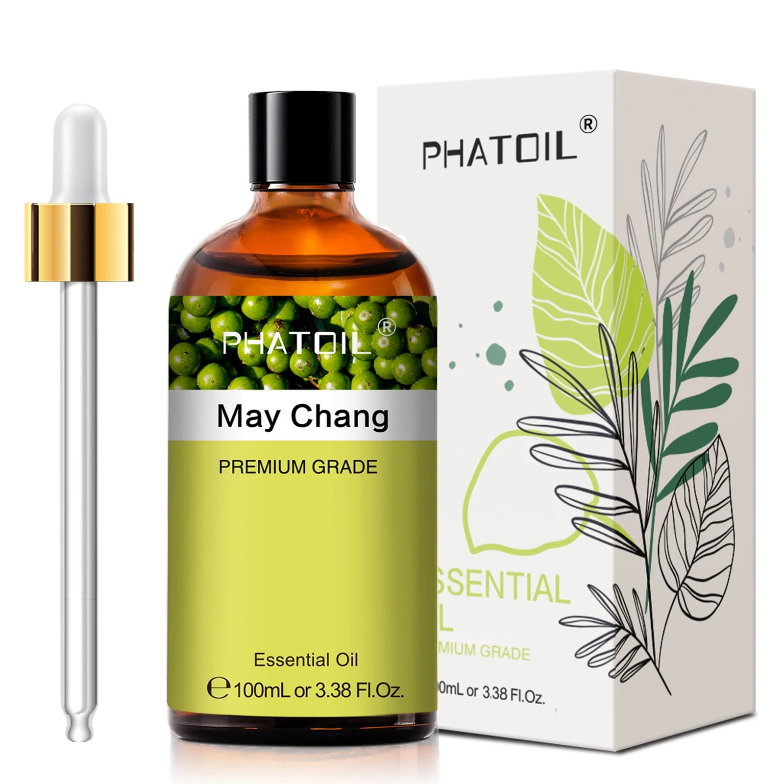 PHATOIL 100ML Eucalyptus Rose Essential Oils Lavender Indian Sandalwood Bergamot Cinnamon Lemongrass Essential Oils For Skin - Daisan Mart