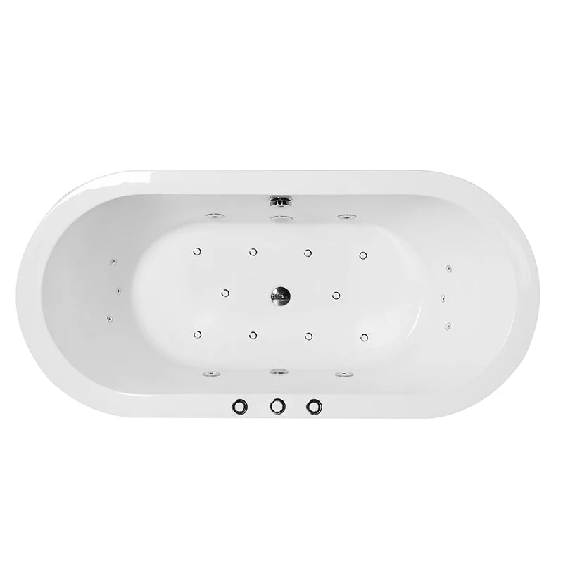 Modern Acrylic DUTRIEUX Massage Bathtub
