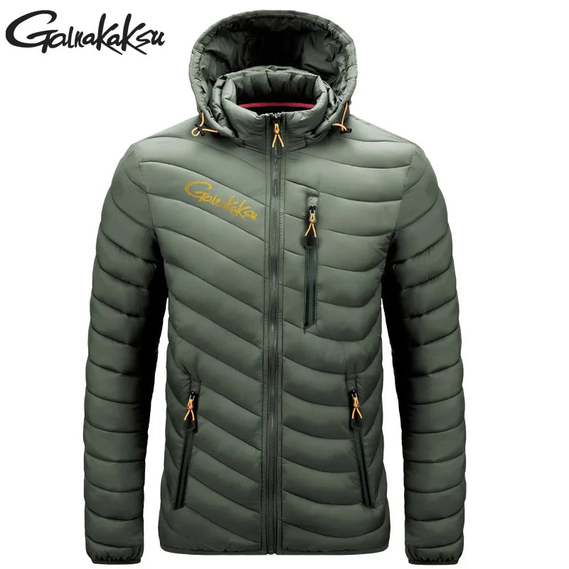 2023 Men's Fishing Jacket Waterproof Winter Warm
