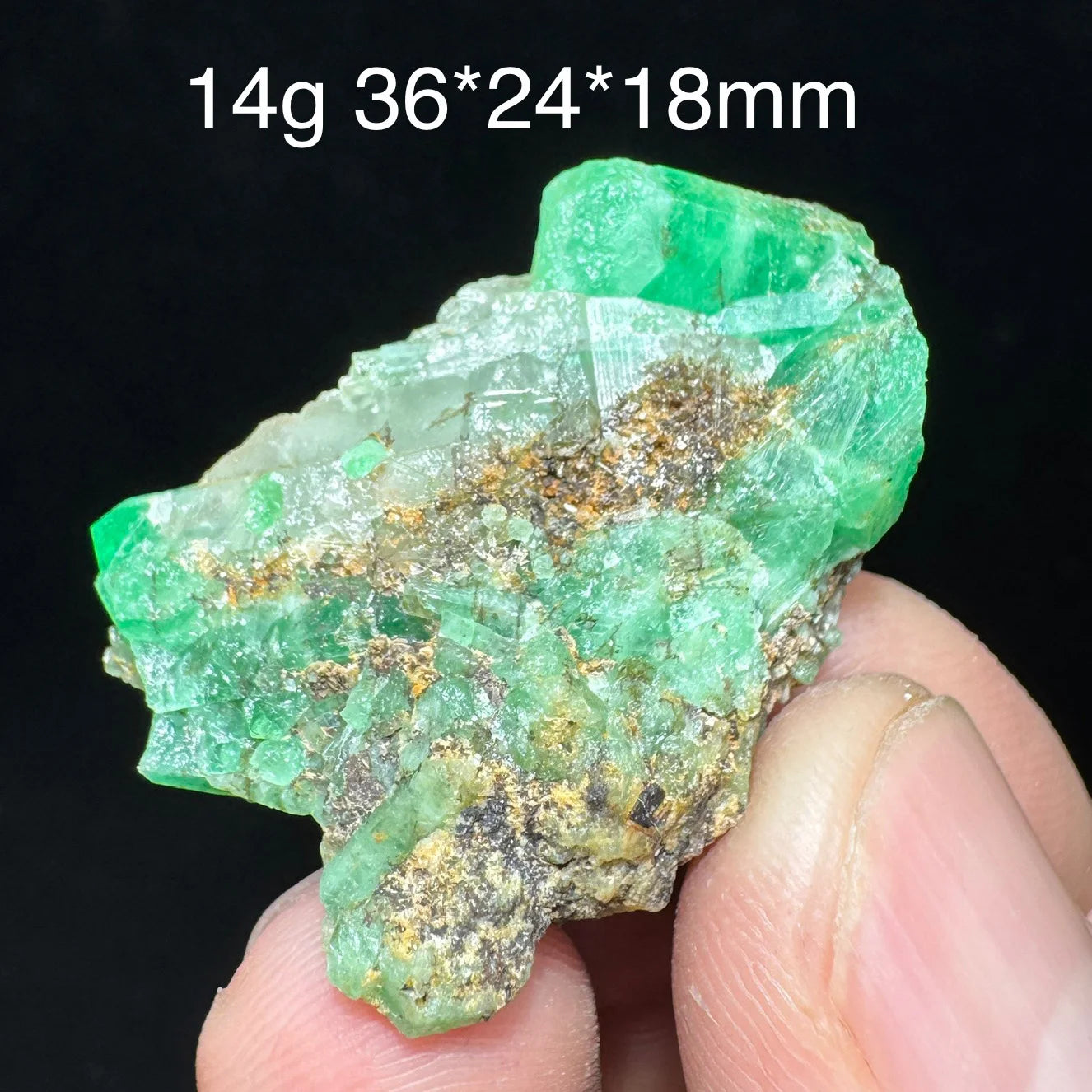 Natural Emerald &amp; Healing Quartz