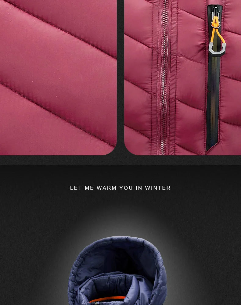 2023 Men's Fishing Jacket Waterproof Winter Warm