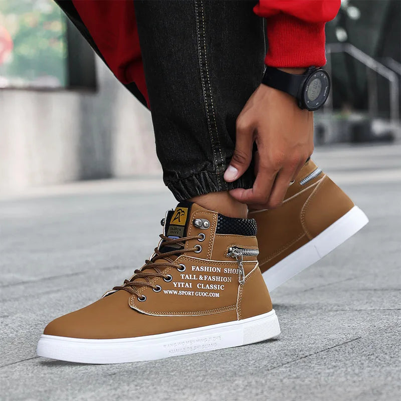 Men's Breathable High-Top Surfing Sneakers