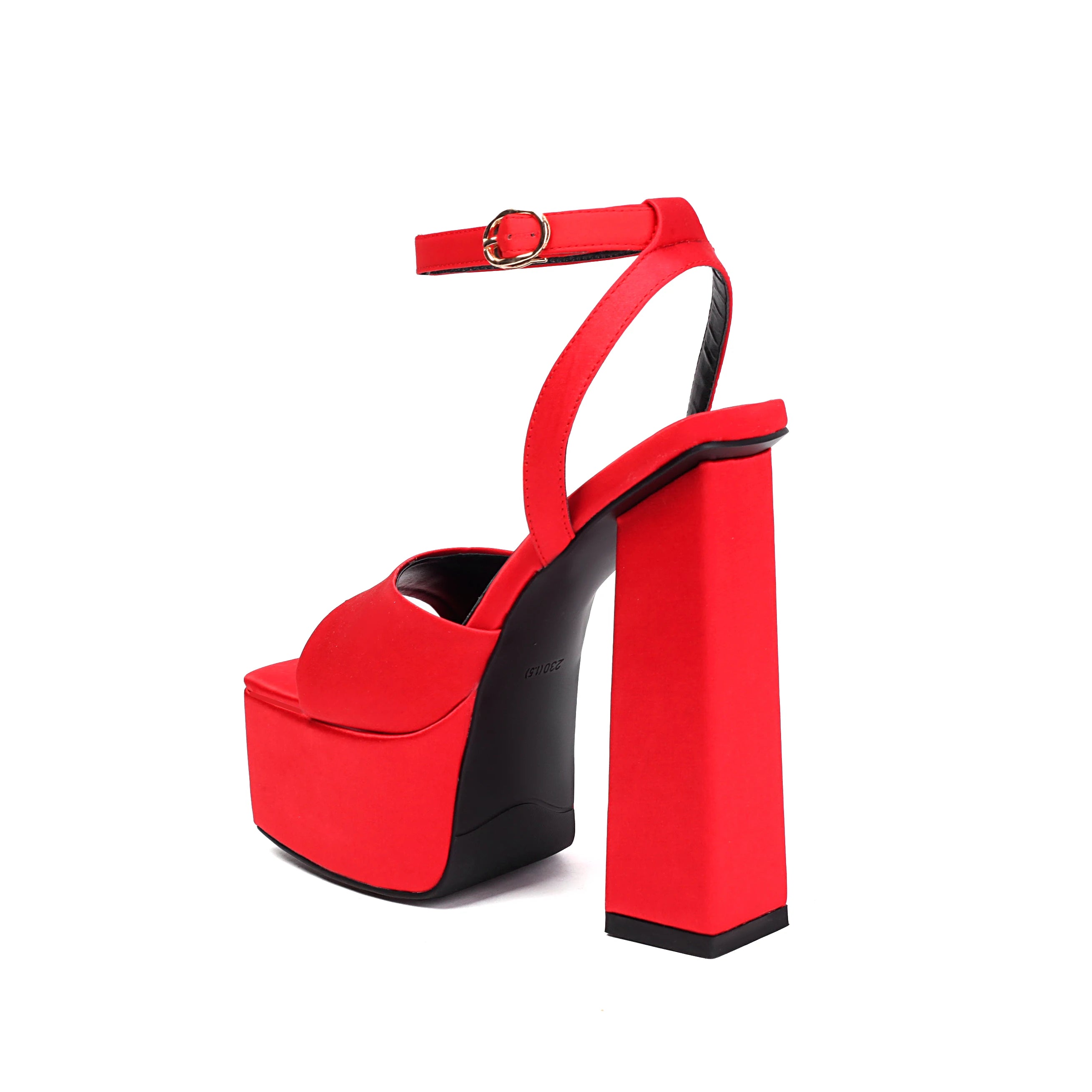 Arden Furtado 2025 Satin Green High Heel Sandals