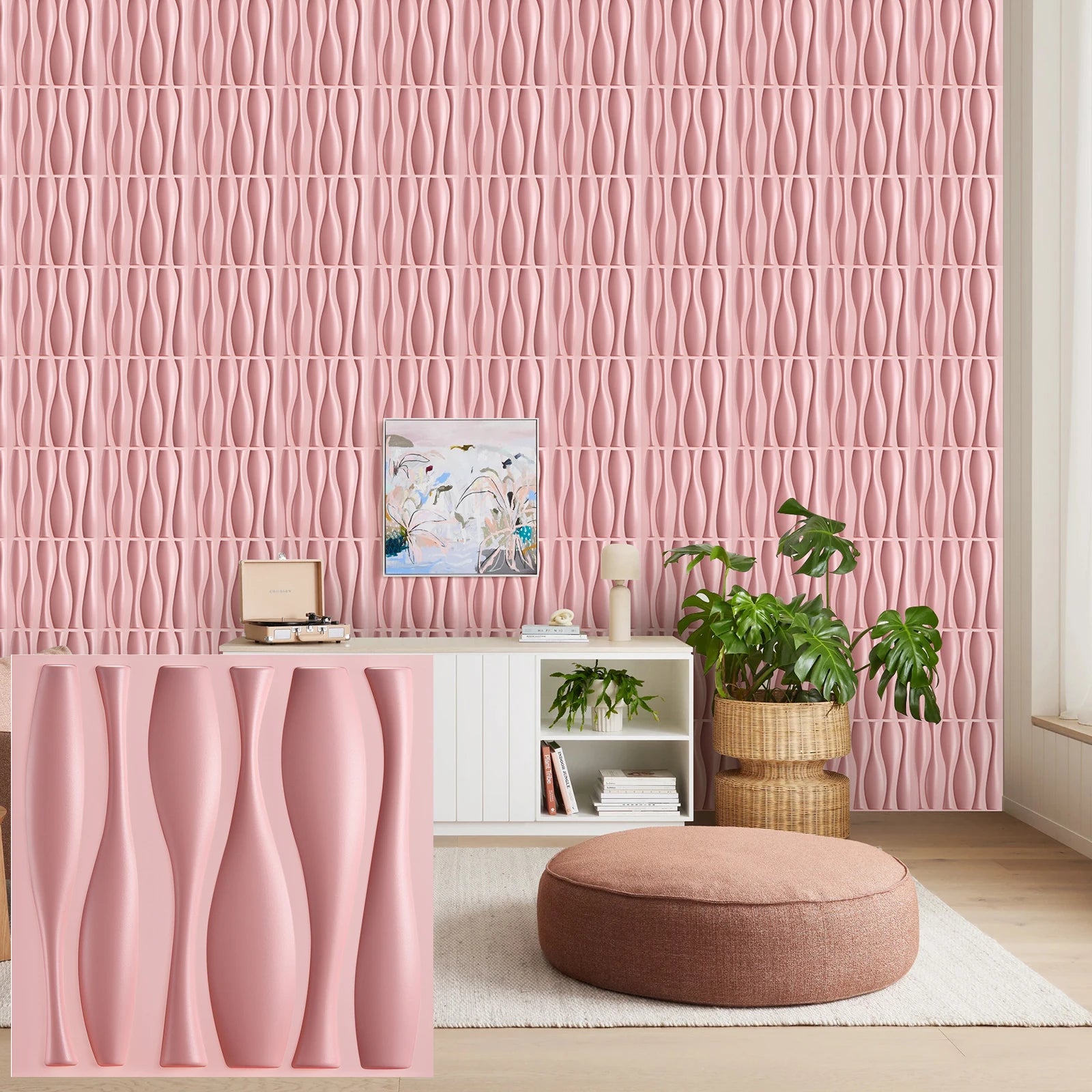Tấm Ốp Tường 3D Vân Sóng KUUJOJO Sang Trọng Độc Đáo - Daisan Mart