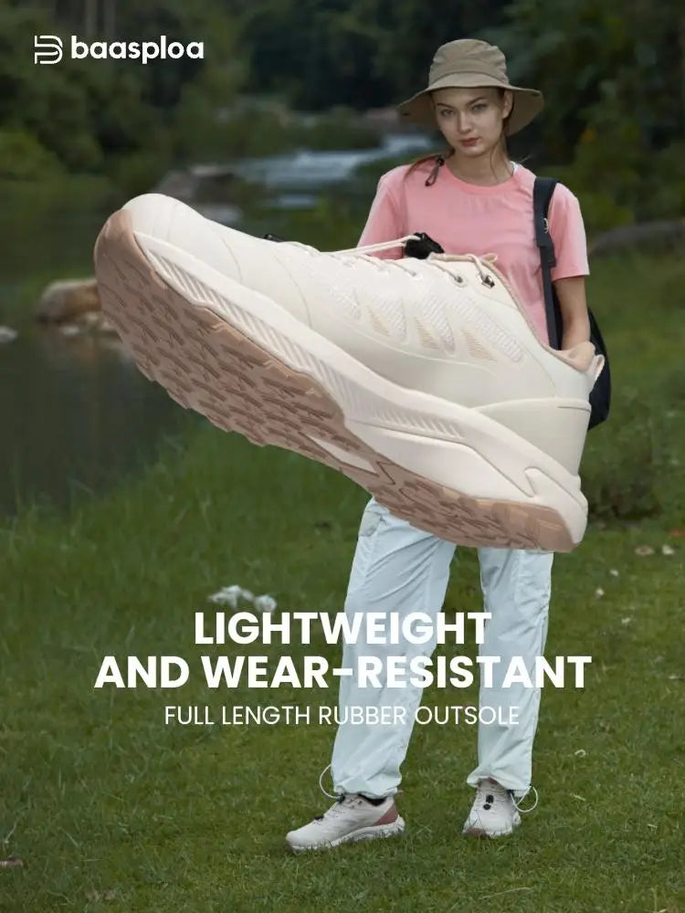 Baasploa Women's Fashion Anti-Slip Mountaineering Shoes