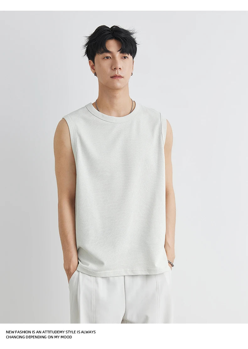 Áo Thun Nam Mùa Hè Thoáng Khí Tập Gym Không Tay