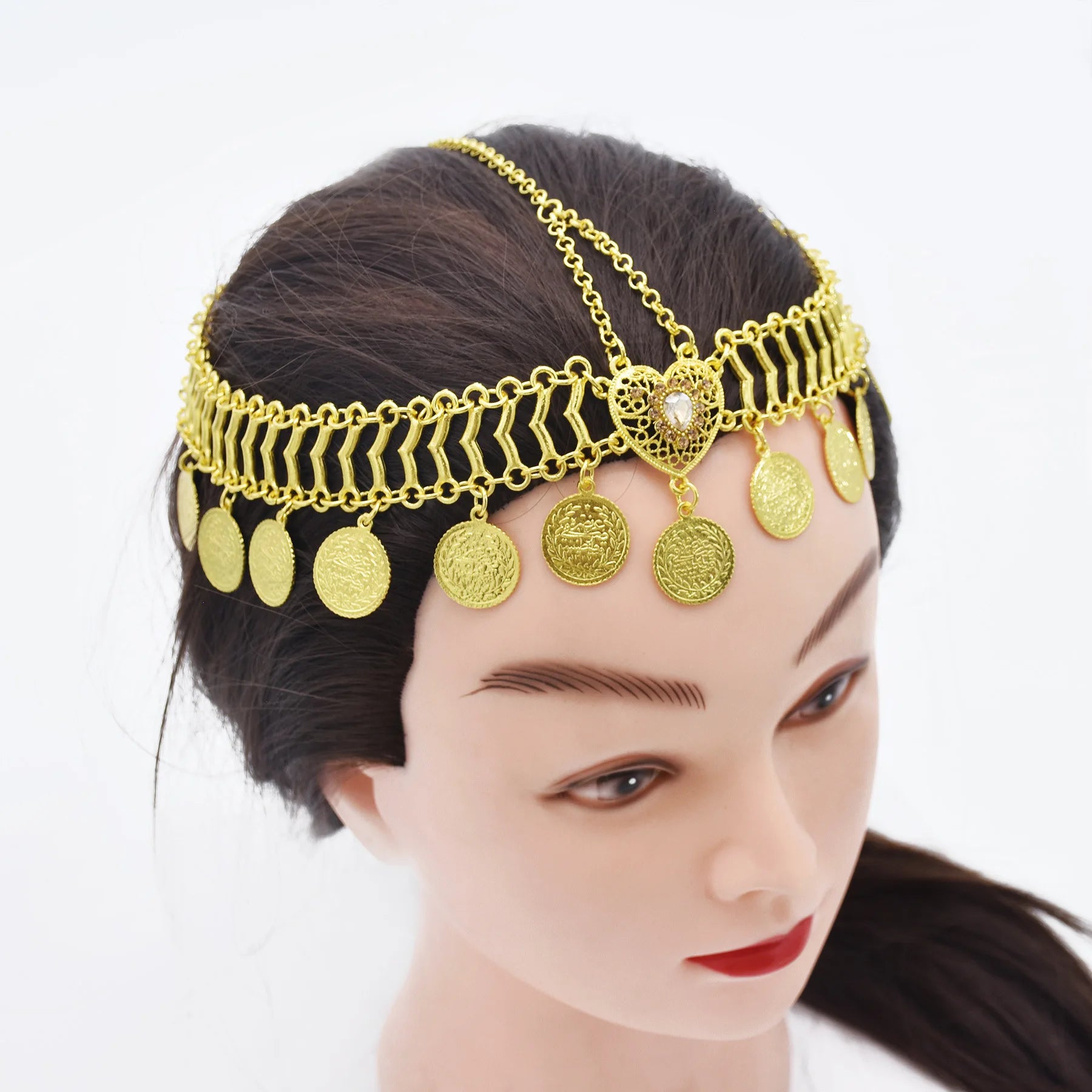 Vương Miện Boho Ấn Độ Hoa Tím Cổ Điển 50 ký tự