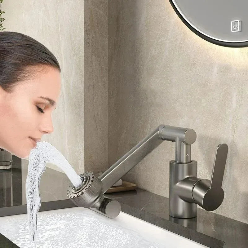 Dual Temperature Multi-Function Swivel Faucet for Kitchen &amp; Bath Sinks