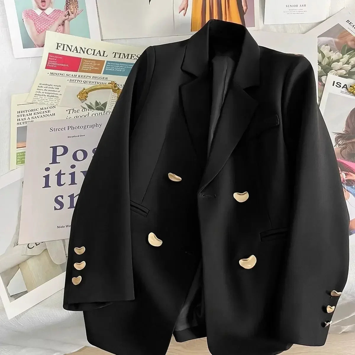 Women's Office Blazer - Stylish Korean Autumn Jacket
