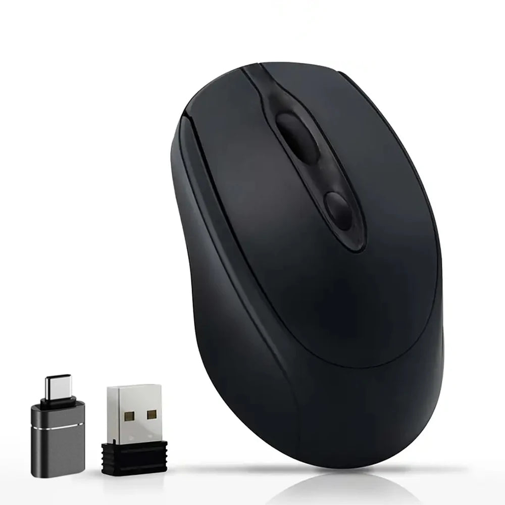 Rechargeable Wireless Computer Mouse 2.4G Bluetooth-Compatible Wireless Mouse USB Silent Gamer Mice For PC Laptop Macbook Tablet