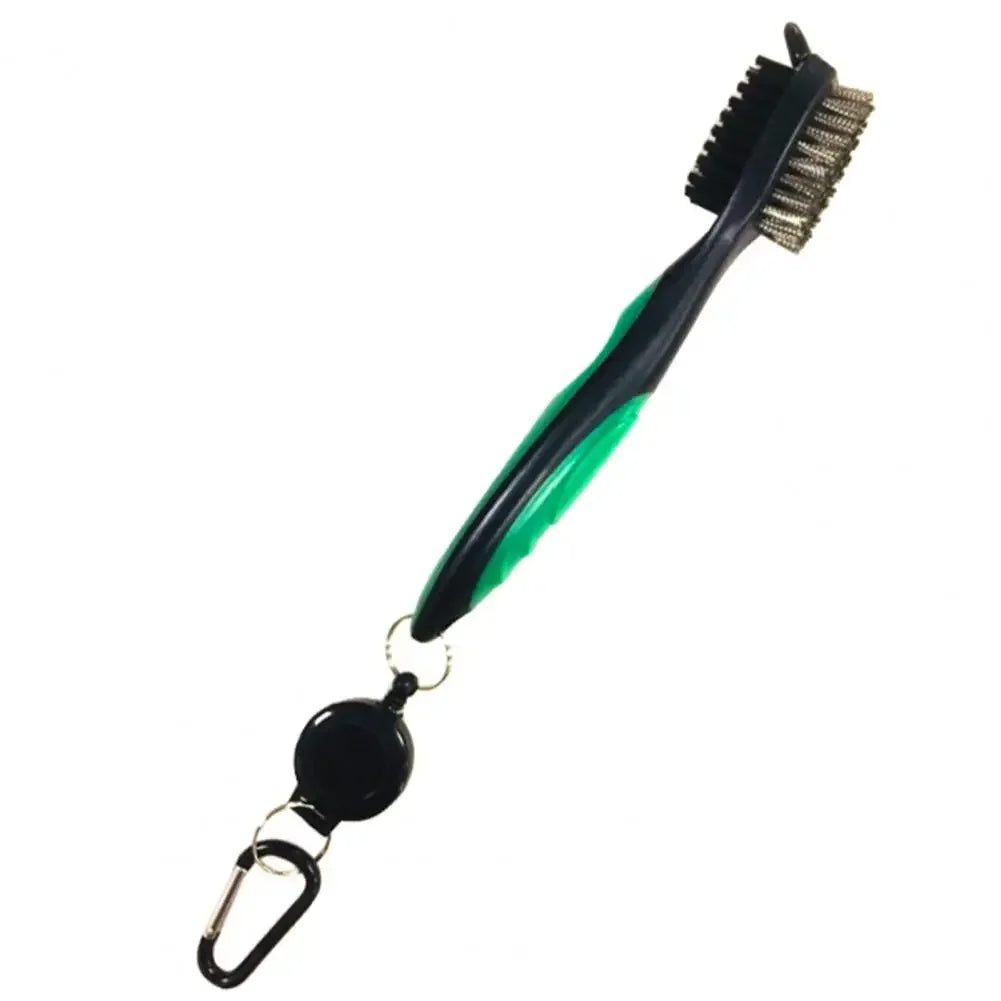 Convenient Multi-Function Dual-Head Golf Club Cleaning Brush