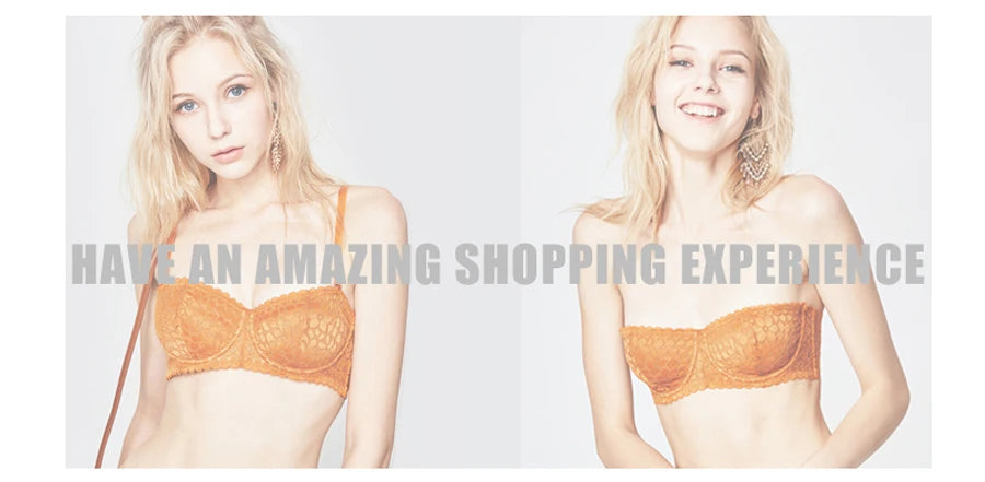 Sexy women's bra without underwire, deep V neck, personality straps