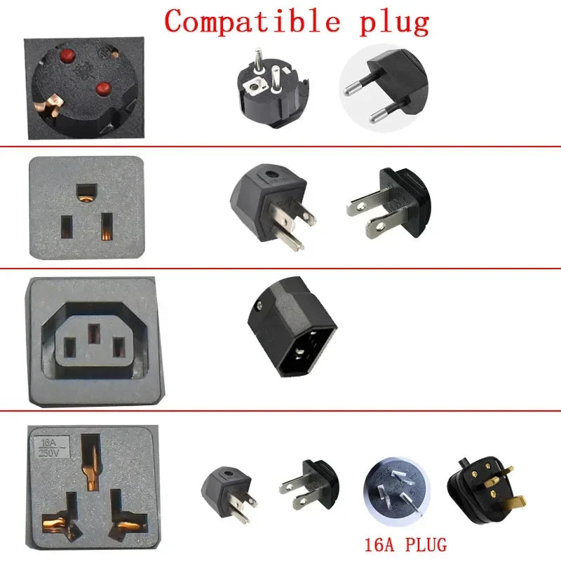 PDU Đa Năng C14 Cho Tủ Mạng Quốc Tế Đa Chuẩn - Daisan Mart