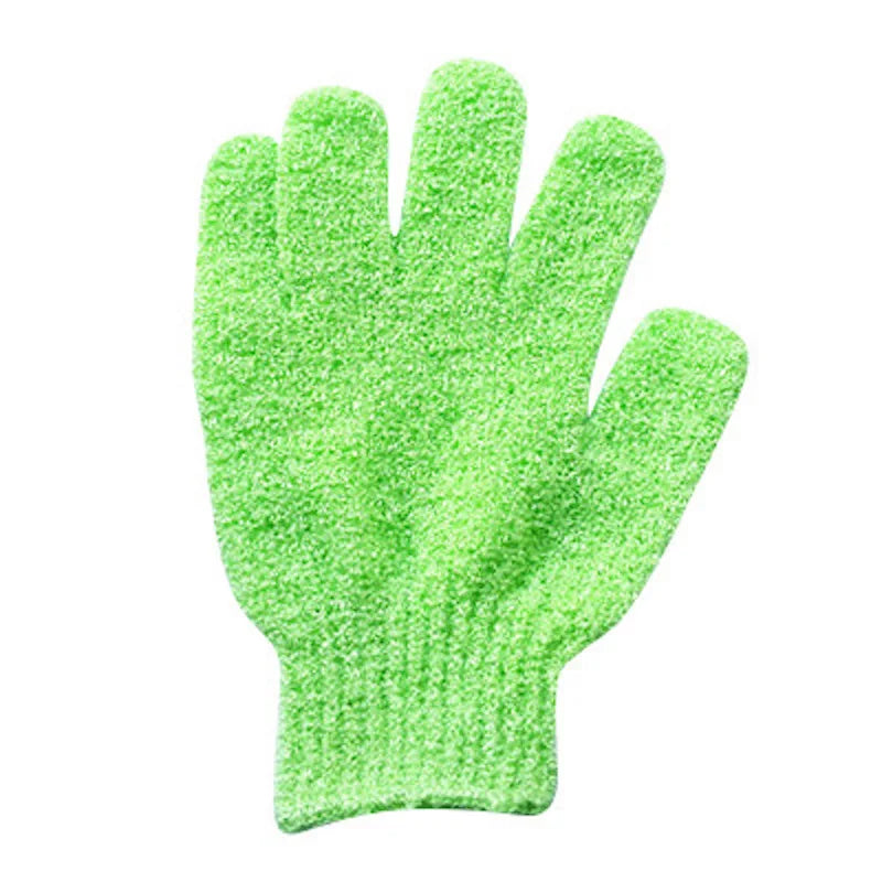 5/10 New Pieces Exfoliating Bath Gloves Double Sided Bath Gloves for Beauty Spa Massage Skin Shower Scrubber Bathing Accessories