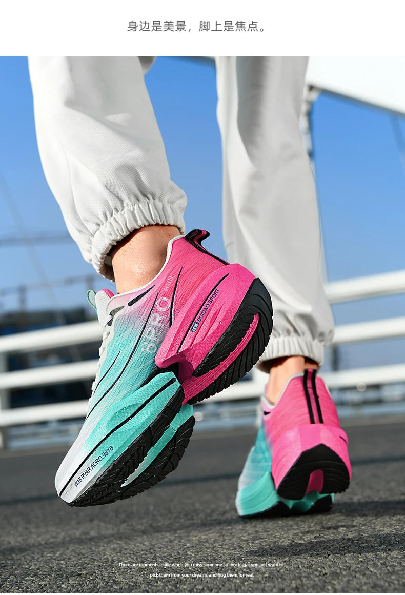 Giày Chạy Bộ Marathon 2025 Đệm Khí Siêu Nhẹ Nam Nữ