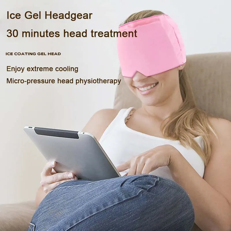 3D Black Gel Sleeping Mask, Headache Relief, Stretchy
