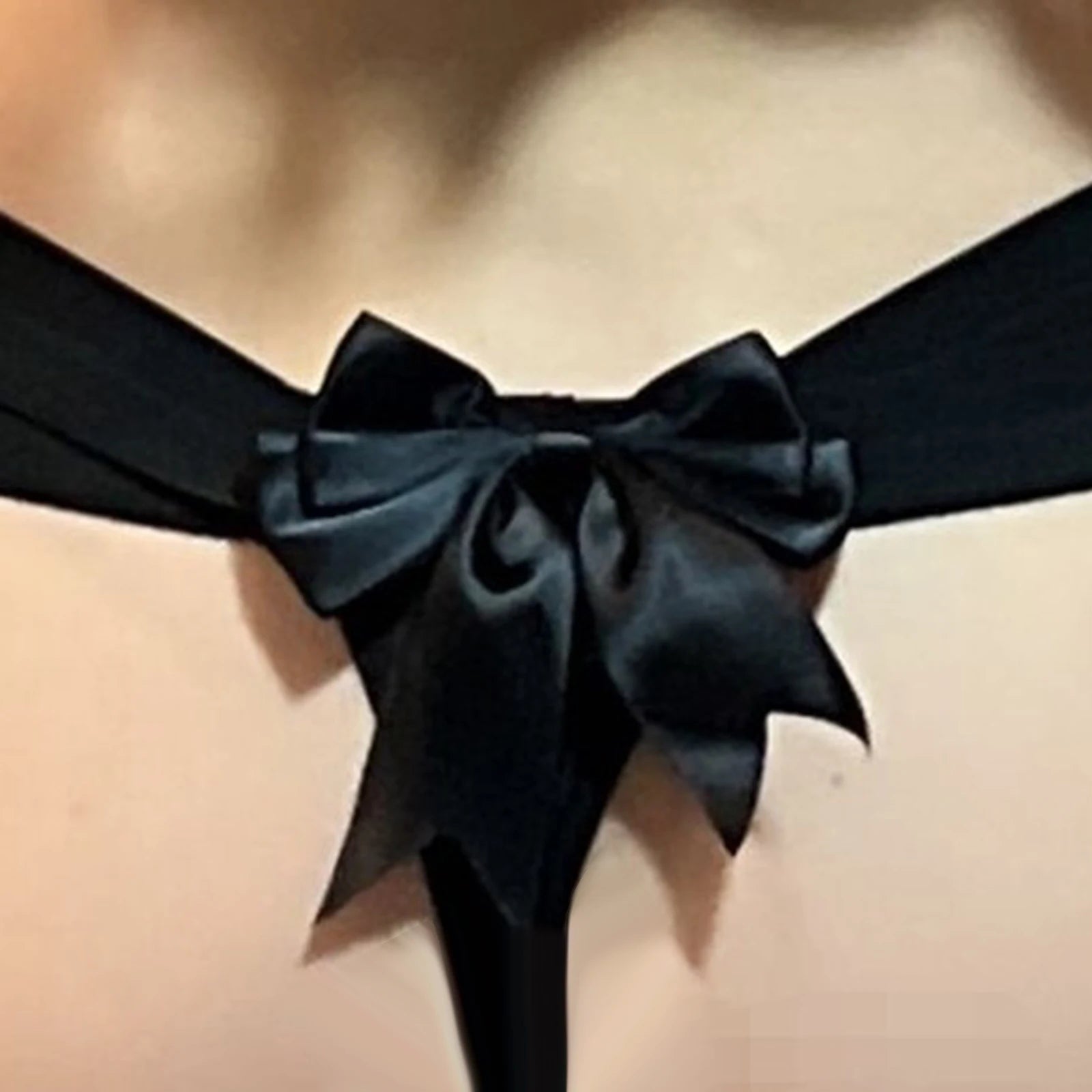 Women's Panties Transparent Ultra-thin Underwear Sexy Lingerie Women G String Thong Bowknot Hollow Out Sexy Thongs Briefs T-Back