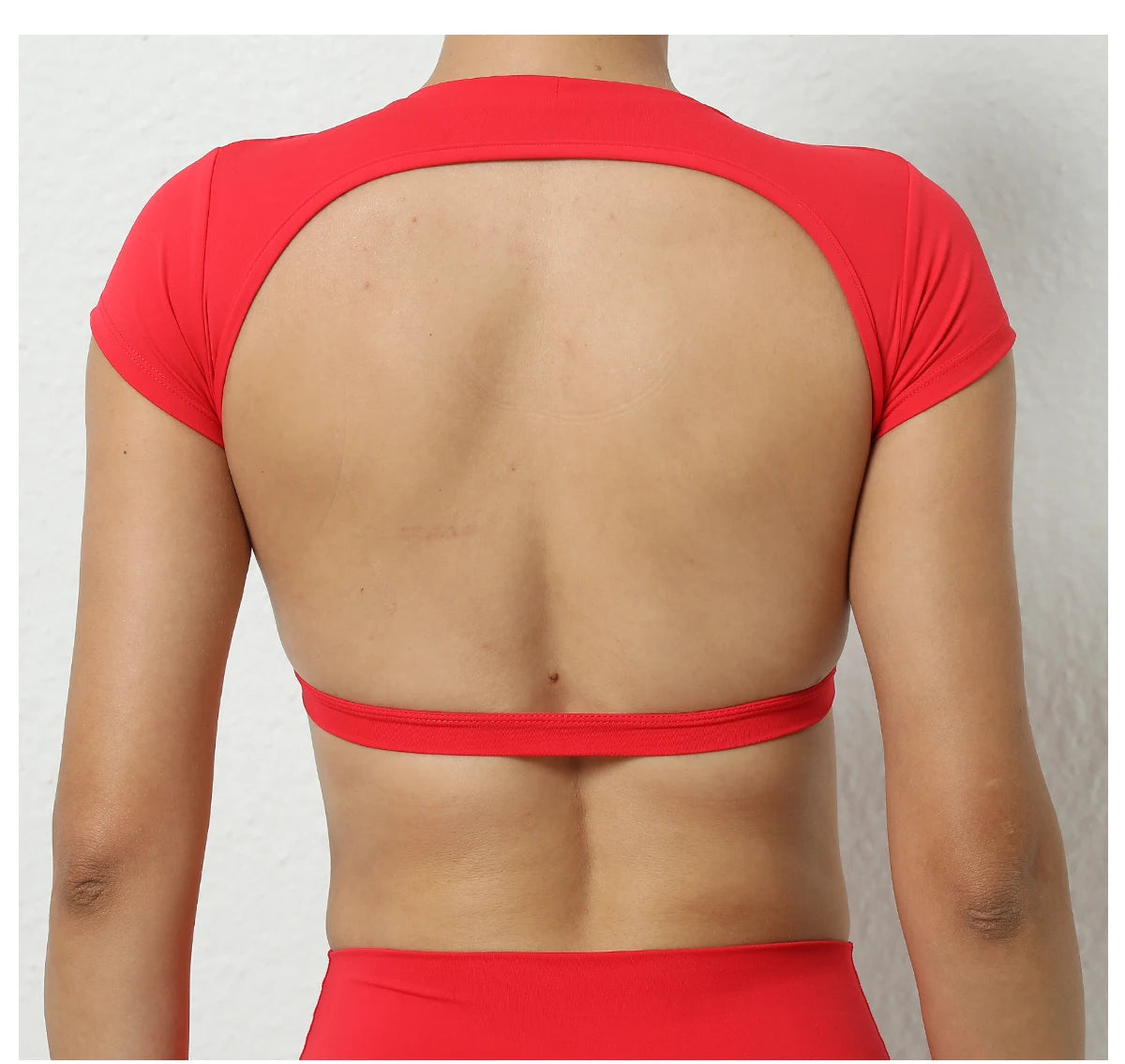Women's Backless Sports Top Yoga Gym Fitness