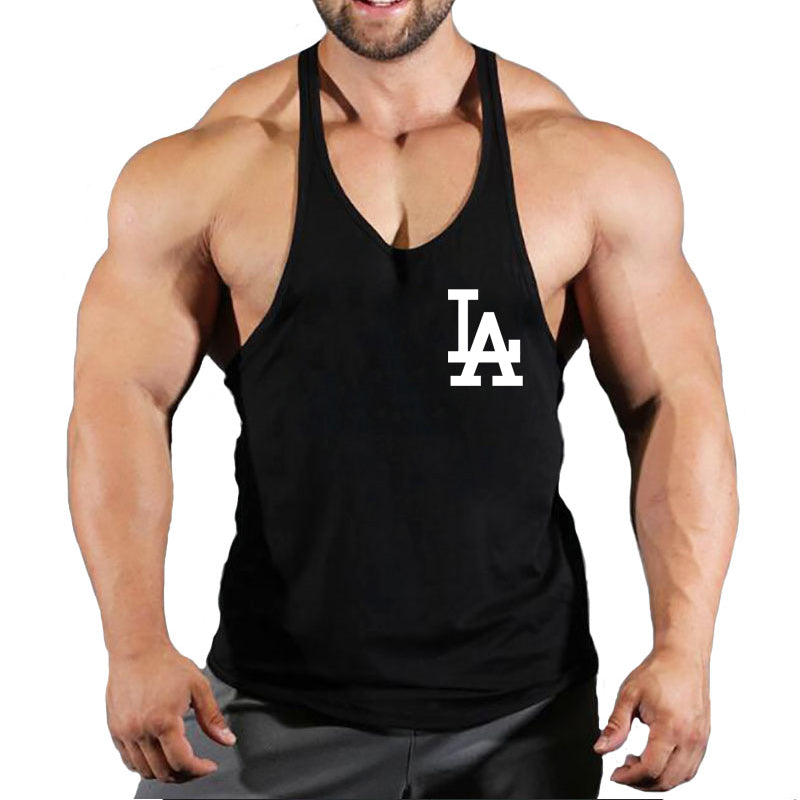 Men's Active Summer Sleeveless Gym Sports T-Shirt