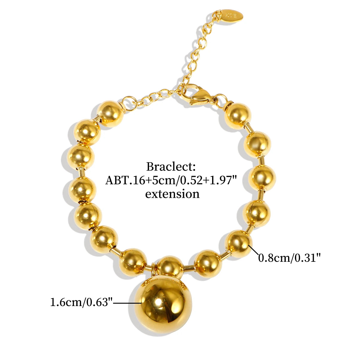 Punk Style Hollow Metal Bracelet Necklace Set