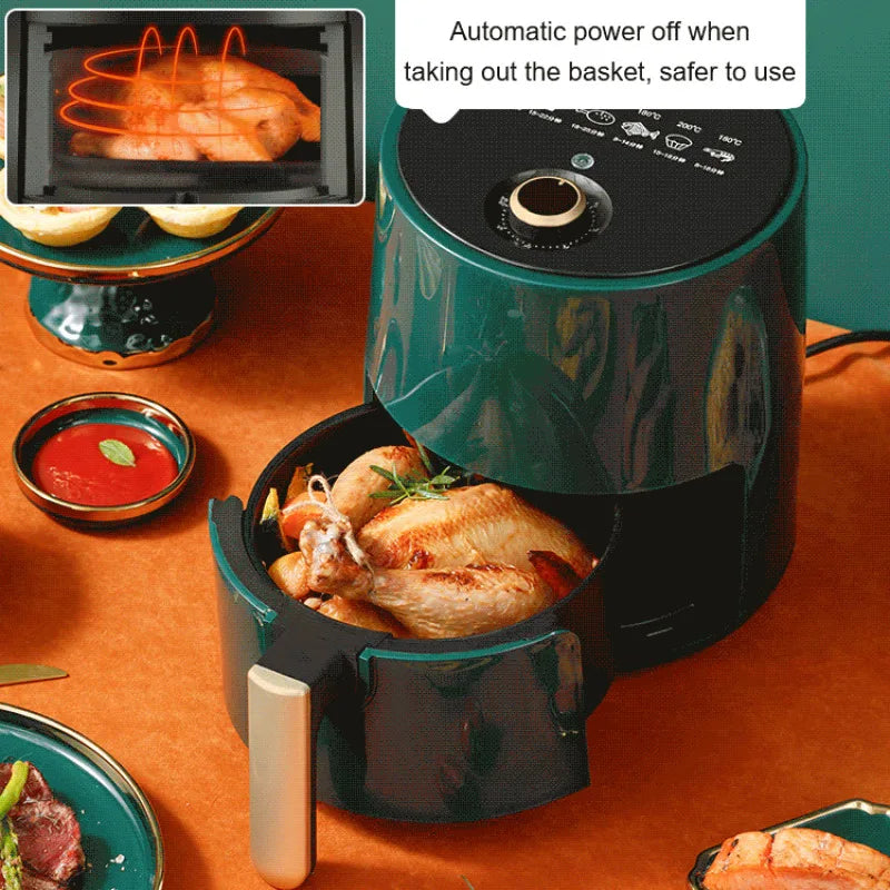 Air Fryer Homeuse Oil Free And Smokefree Automatic Largecapacity Intelligent Multifunctional Electric Fryer Smart Automatic
