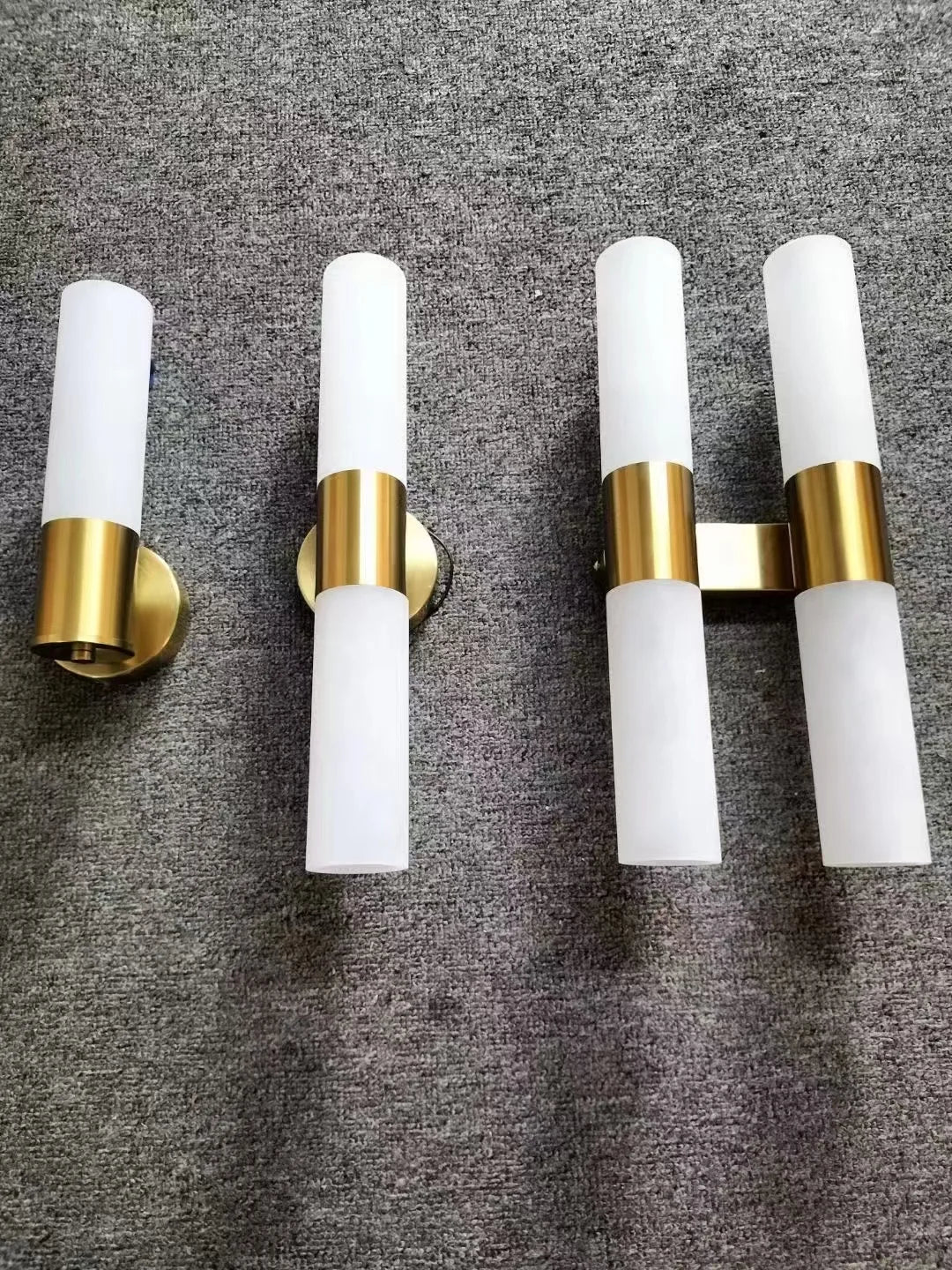 Modern Gold Tube LED Wall Lamp for Living Room Decoration