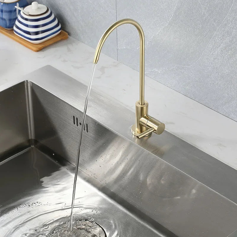 Golden RO Drinking Water Filter Faucet - 1/4 Specialized Kitchen