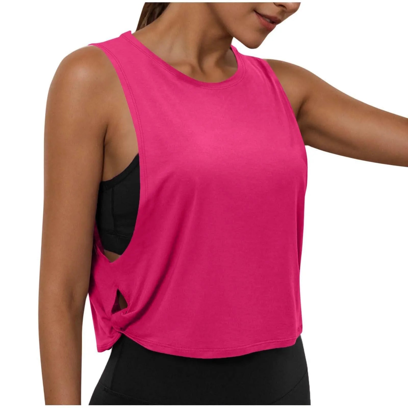 Áo Tank Tập Gym Nữ Không Tay Thoáng Mát Thời Trang - Daisan Mart