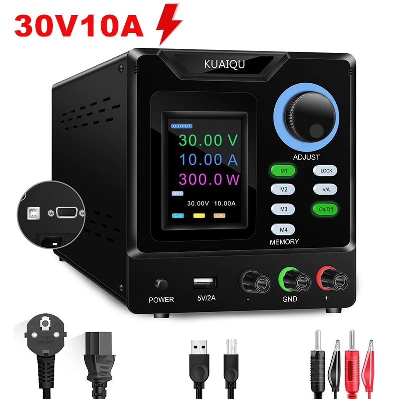 RS232/USB 1000V Multi-Voltage Programming Power Supply