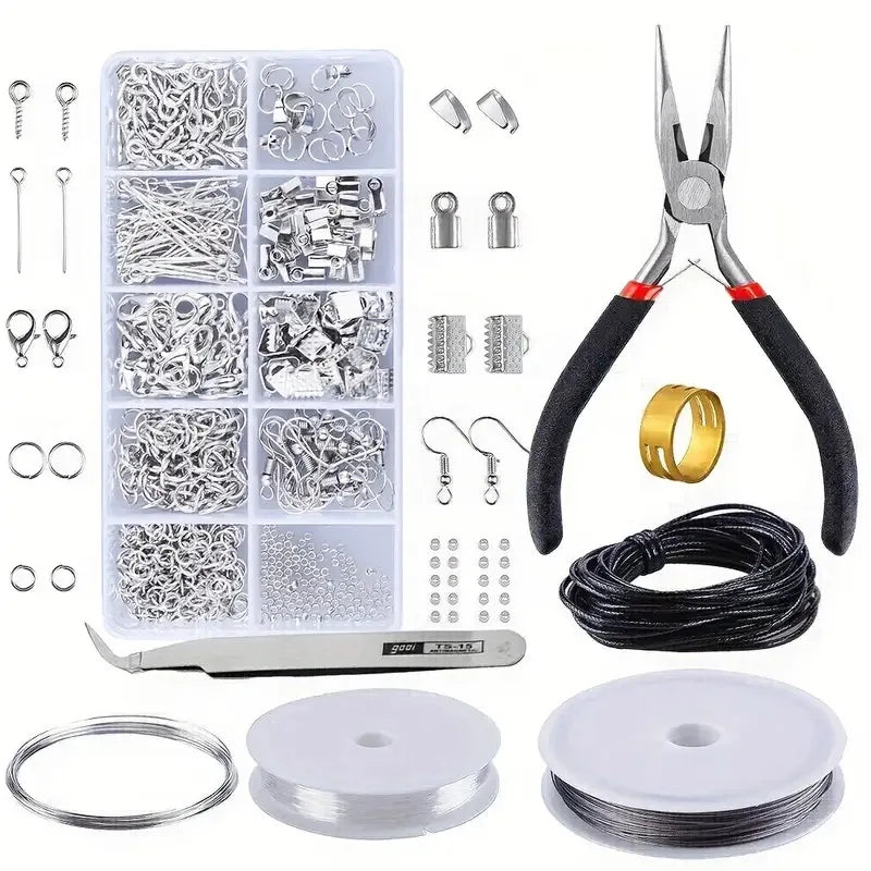 900 Piece DIY Jewelry Making Tool Kit Complete