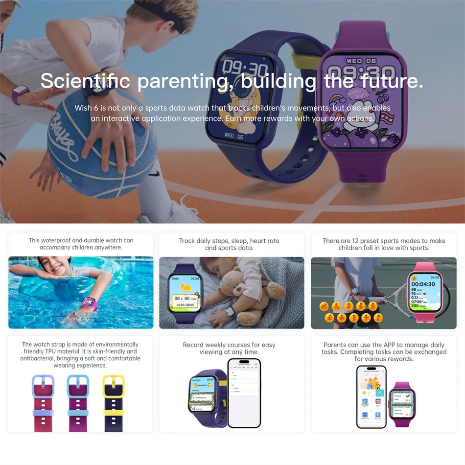 Đồng Hồ Thông Minh Thể Thao Trẻ Em 2025 - Quà Tặng Sành Điệu